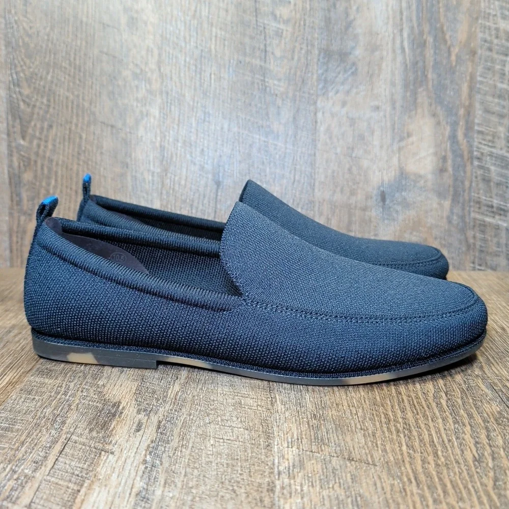 Men's Navy Slip-On Loafers